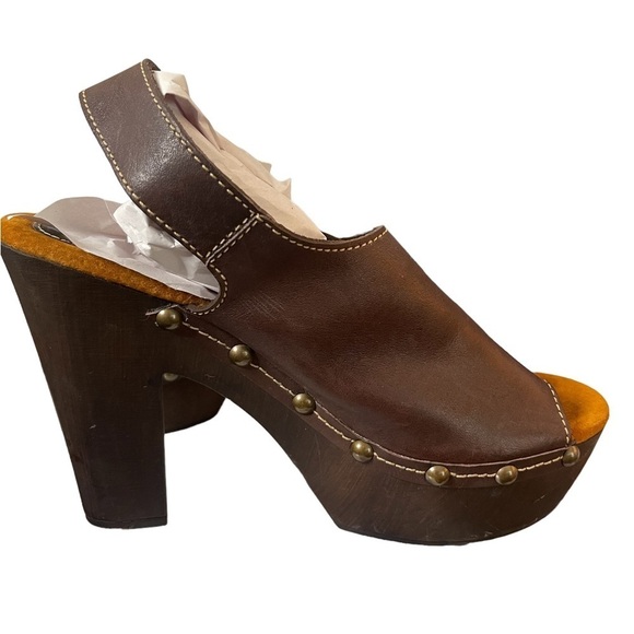 NWOT Sbicca Leather Heels Size 10 - Picture 11 of 11